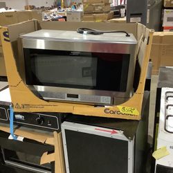 Sharp 1.5 cu. ft. Over the Counter Microwave in Stainless Steel with Sensor Cooking Technology