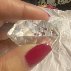 Small Glass Diamond Shined