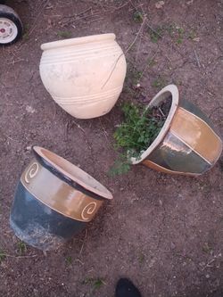 These Are Big Clay Pots