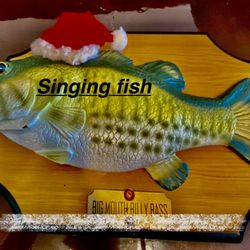 Motorized Singing Fish With Moving Parts 