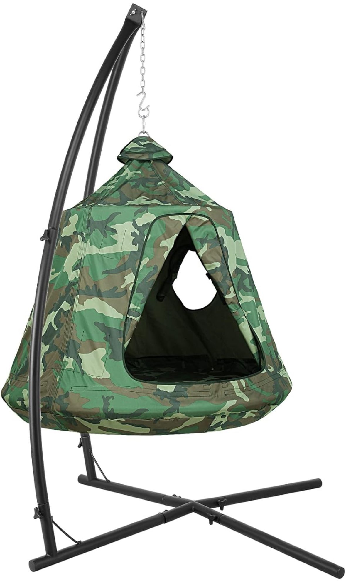 Camo Camouflage Sensory Swing Pod Hanging Tent Canopy Egg Chair