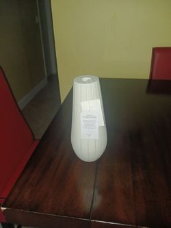 Handcrafted Thailand White Ceramic Vase