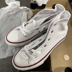 Brand New In Box High Top Converse White Chuck Taylor 11 12 13 1 2 3 Youth