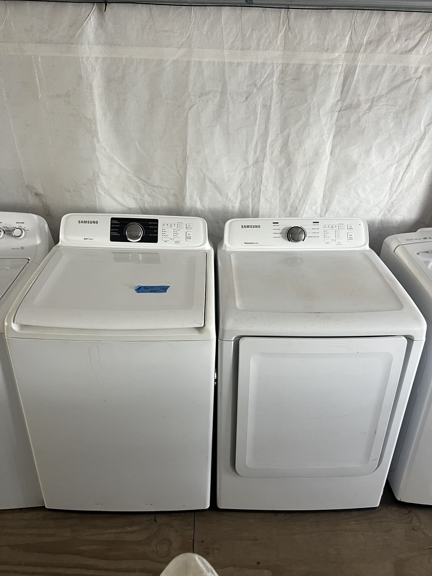 Samsung Washer&dryer Large Capacity Set   60 day warranty/ Located at:📍5415 Carmack Rd Tampa Fl 33610📍 