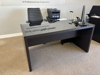 3 Pieces Office Desk Combo With Chair
