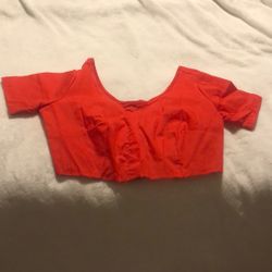 Red Crop Top