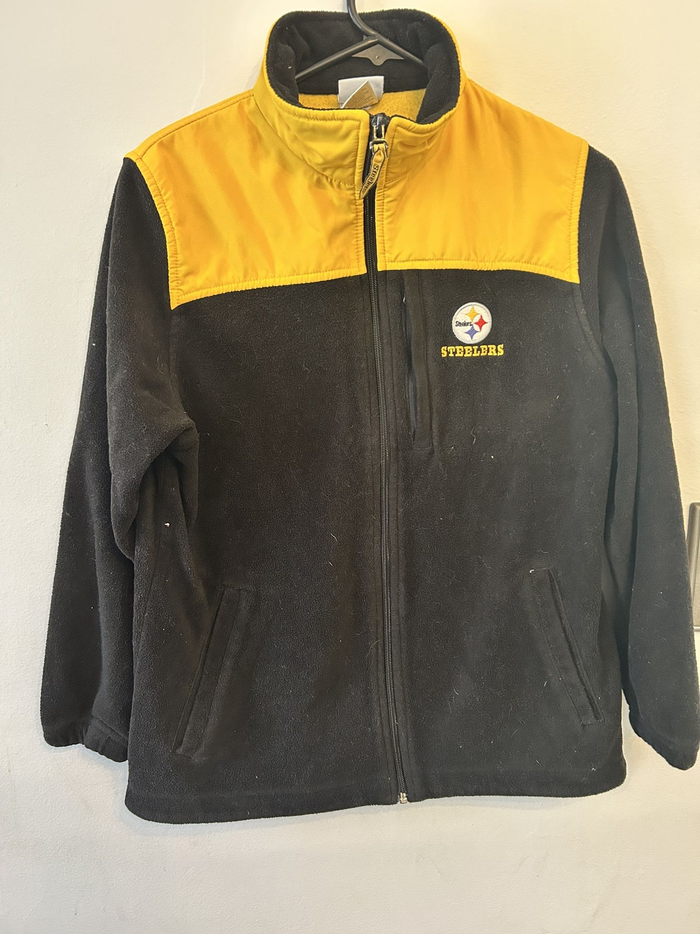 Women’s Pittsburgh Steelers Fleece Full Zip Sz M