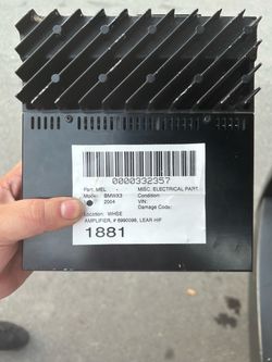 04 bmw x3 3.0i factory amplifier