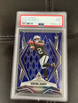 Ashton Jeanty 2025 Phoenix Blue Rookie /50 PSA 9