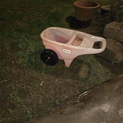 Vintage little tikes wheel Barrel 