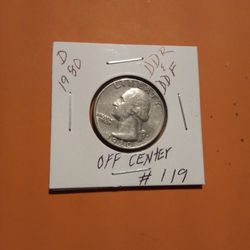 R A R E Quarter<1980>” D"#119…DDF/DDR Off Center