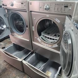 KENMORE ELITE SET STEAM WASHER AND ELECTRIC DRYER LARGE 