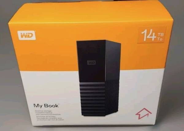 14TB-BLACK- BRAND NEW-MY BOOK DESKTOP HDD , WESTERN DIGITAL - $200 (Harahan)
