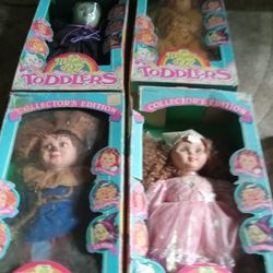 The Wizard Of Oz Toddlers 1993 Sky Kids Inc.Set Of 4Still In Original Box's Style No.1205