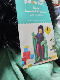 Hulk Hooded Towel Blanket With Smash Hands