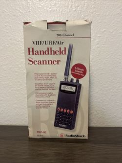 Handheld scanner 200 plus channels 