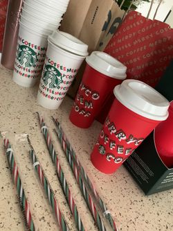 Limited edition Starbucks Holiday Cups (Red)