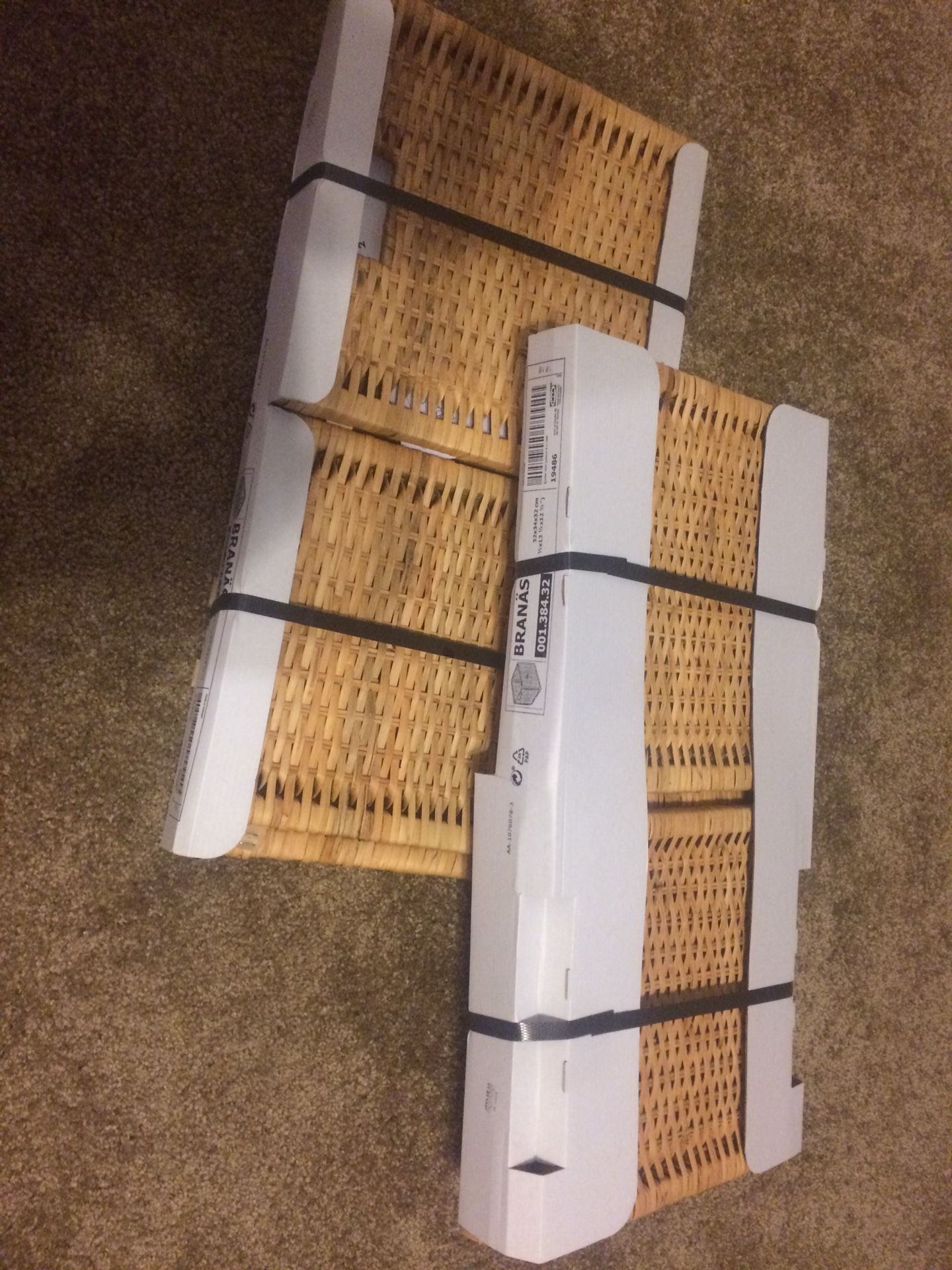 Branas Ikea Rattan Storage Basket