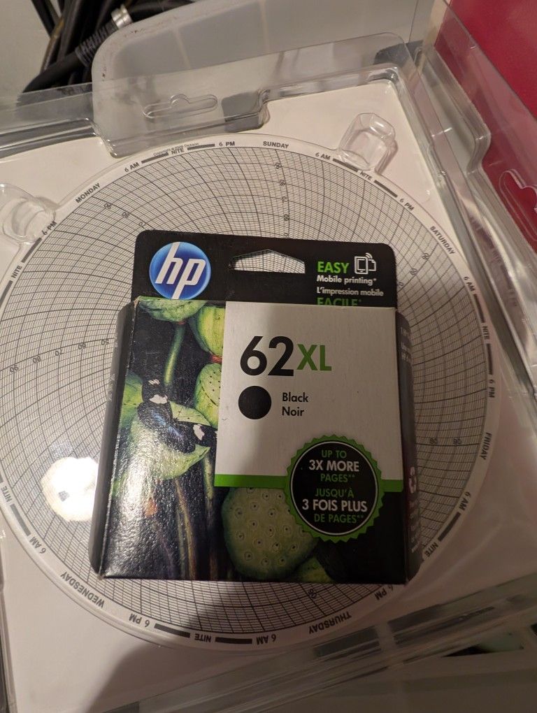 62 XL Printer Ink Black 