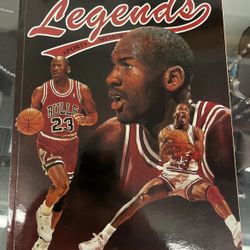Legends Sports Memorabilia Guide May/June 1991 Michael Jordan W/ Uncut Cards