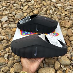 Black Nike Mind Slides Sz 12