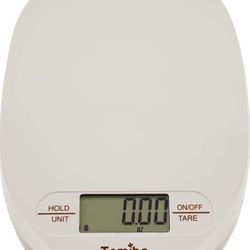 Tomiba Food Kitchen Scale Measures in Grams and Ounces for Cooking Baking Keto and Meal Prep EK6011 Cream