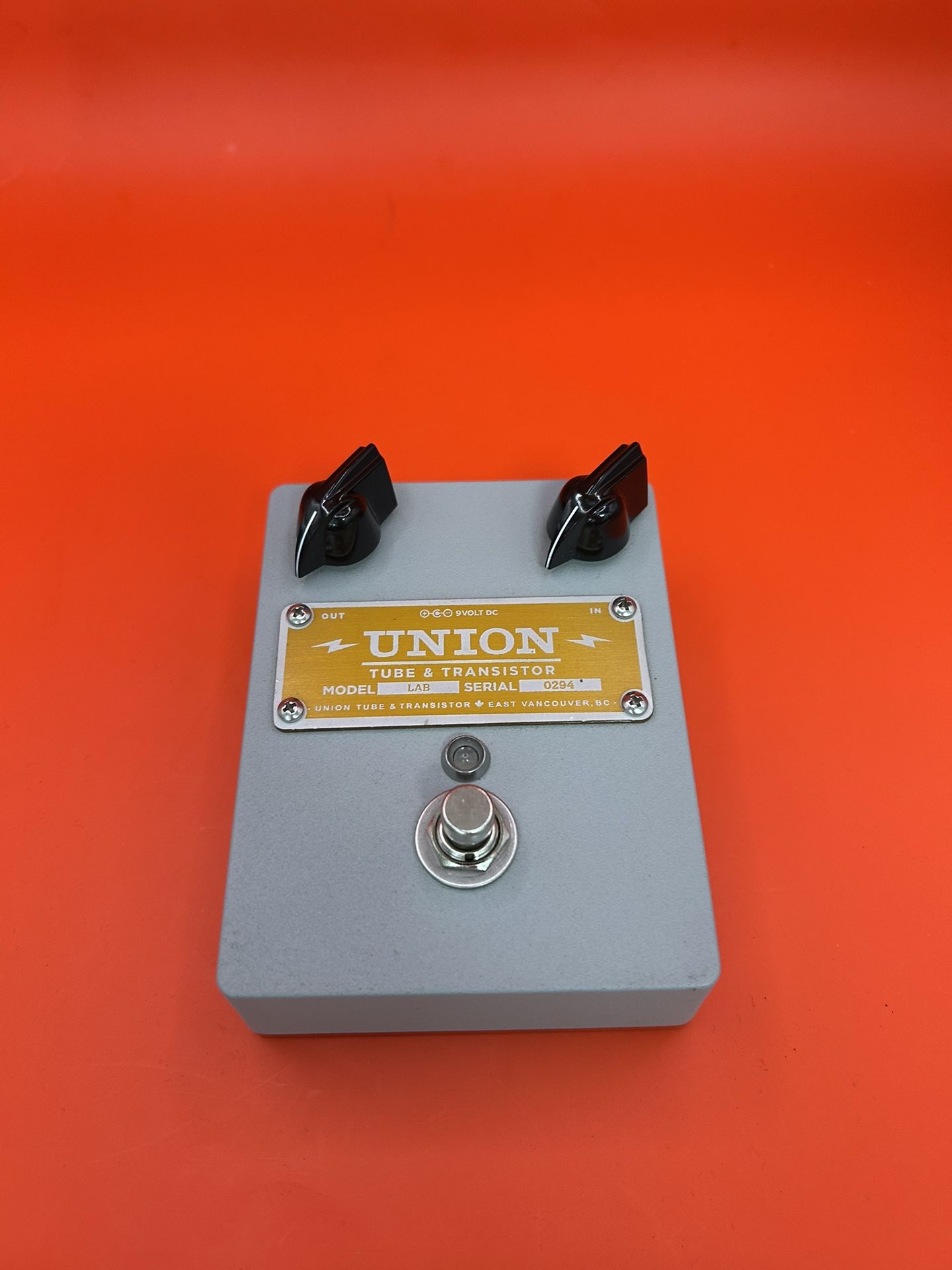 Union Tube & Transistor Guitar Pedal “LAB” Edition