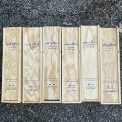 Grey Goose Wooden Boxes (6)