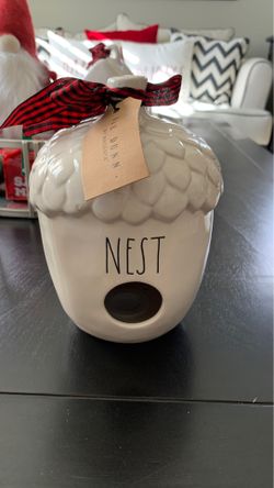 Rae Dunn birdhouse