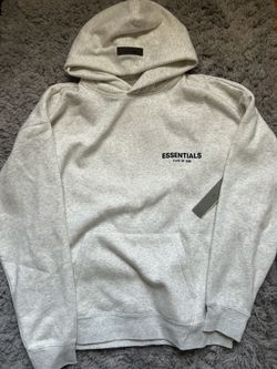 light oat essential hoodie