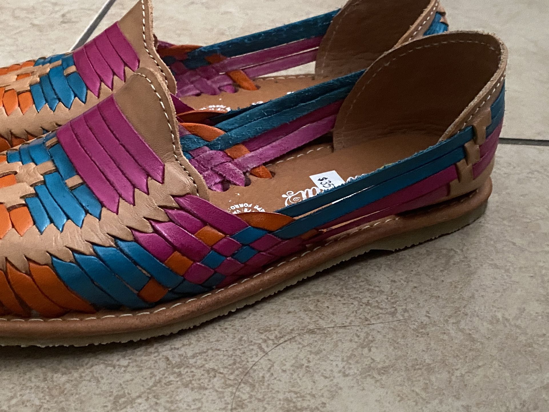 Women Huaraches Multicolor Size 7