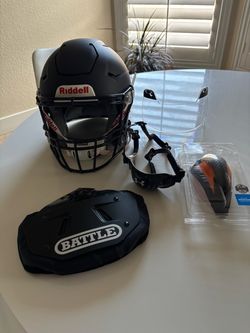 Riddell Football Helmet with Accessories