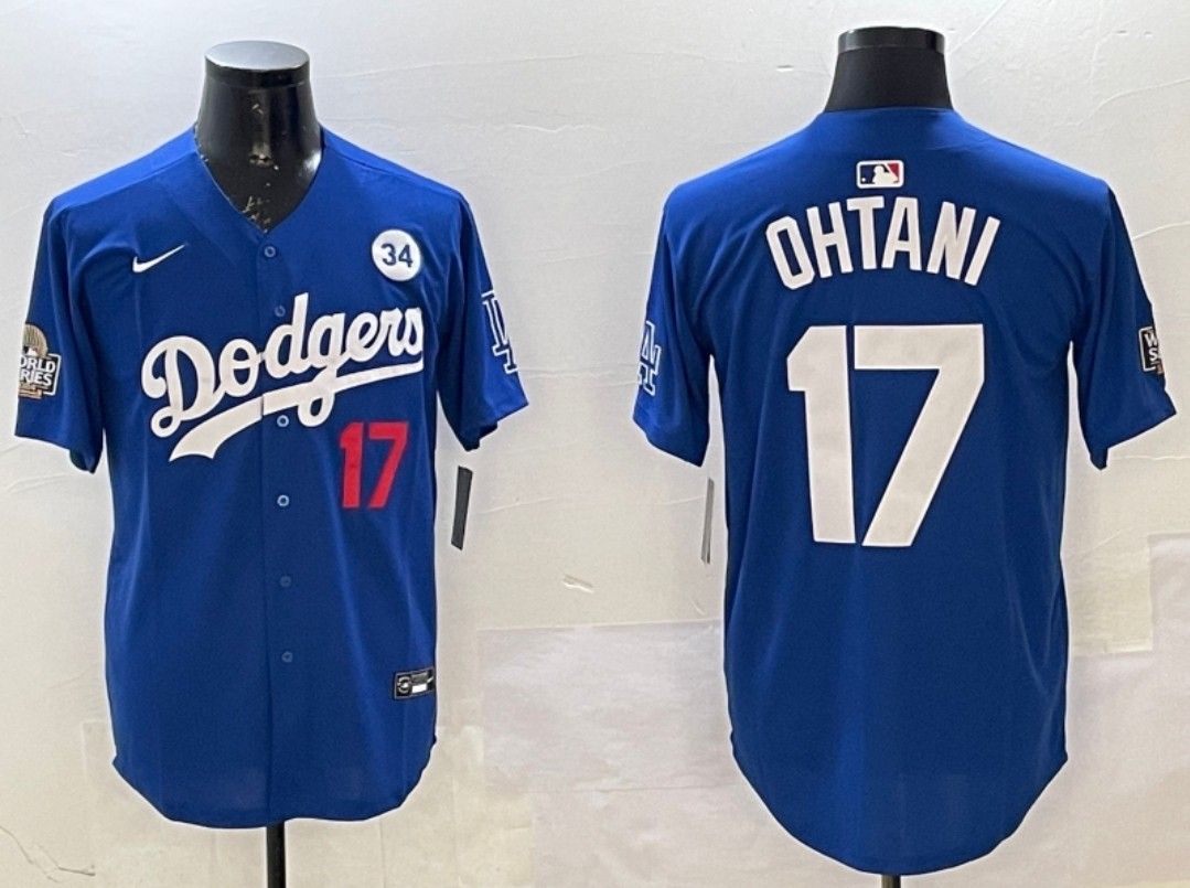 Los Angeles Dodgers #17 Shohei Ohtani Blue Home Jersey