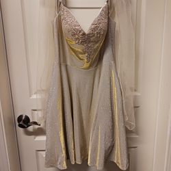 Sparkly Gold Formal Dress