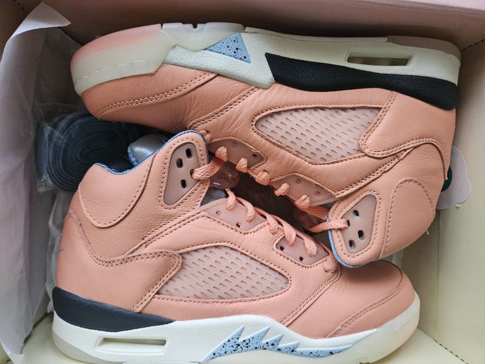 New Nike Air Jordan 5 Crimson Bliss Dj Khaled Mens Size 6/womens Size 7.5