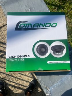 Comando CRX-10MH3.5 10" Subwoofer 1800W