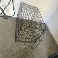 Medium/Large Metal Dog Crate / Kennel – Foldable (No Tray)