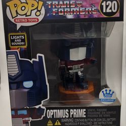 Funko POP! Transformers Optimus Prime Lights and Sound #120 Funko Shop Exclusive 🔥