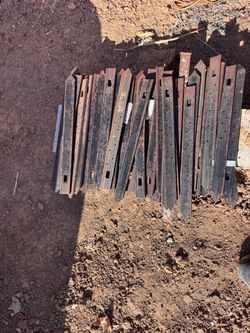 18 inch flat iron Construction Stakes
