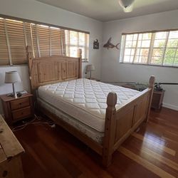 Solid Wood Bed frame Pier 1 Imports Brazil
