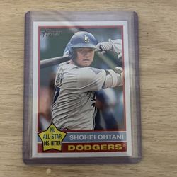 Shohei Ohtani Card