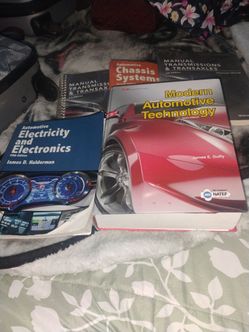 5 automotive educational  books