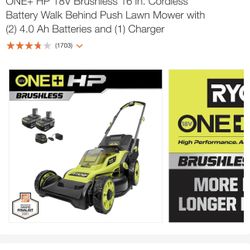 Ryobi 16in Lawn Mower 