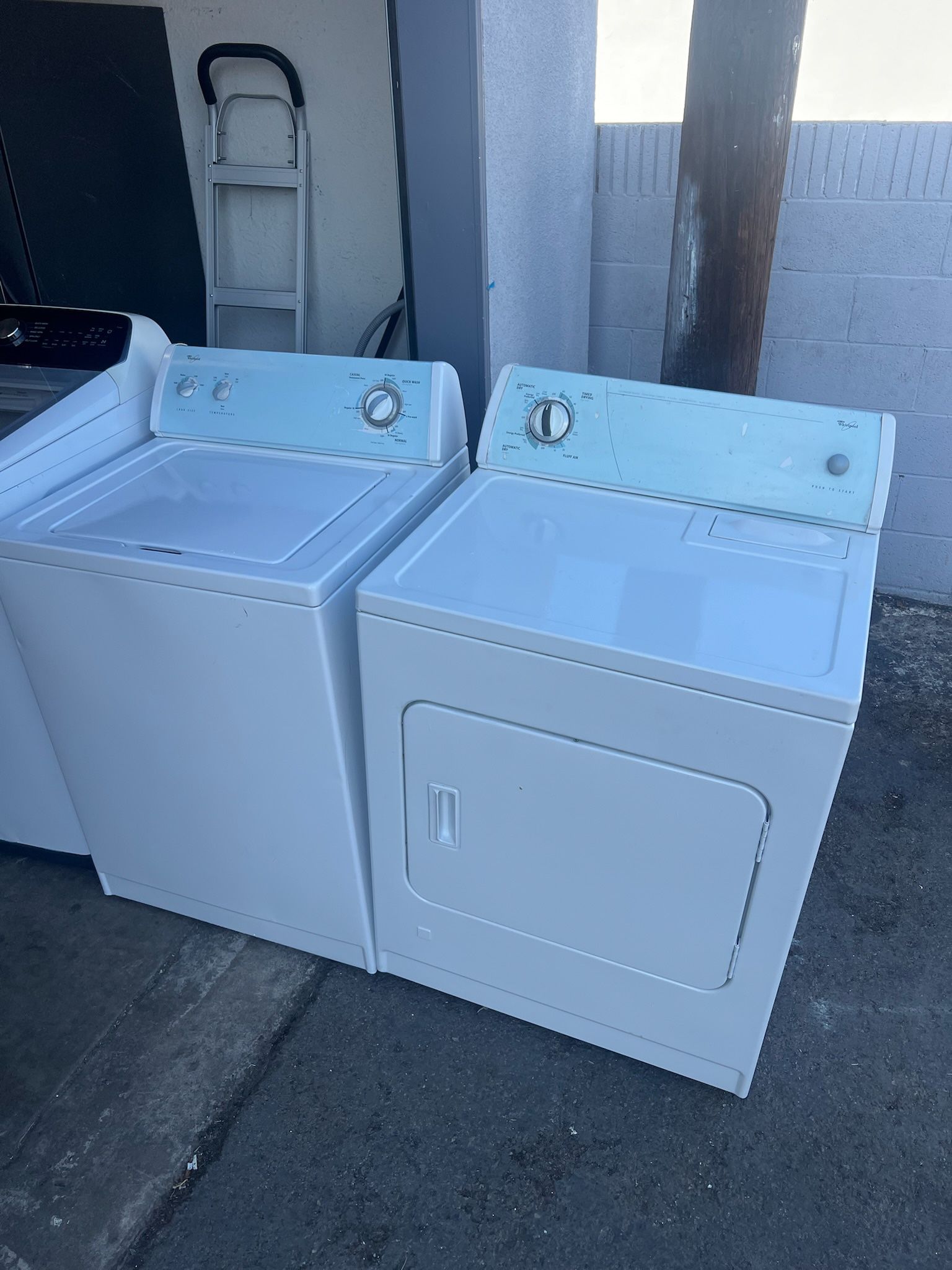 Used Whirlpool Washer and Gas Dryer with Warranty 