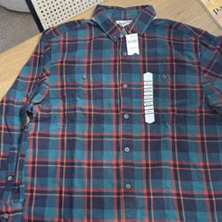 New Mens  Duluth Flannel Shirt Large 