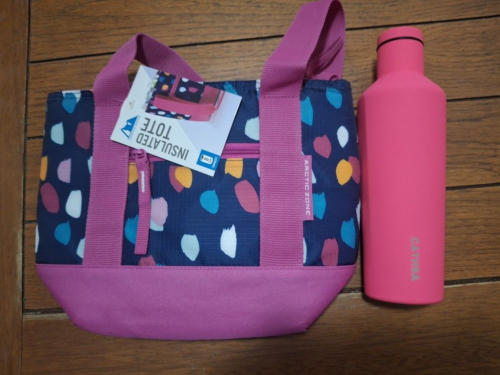 New Lunch Bag And New WATER Bottle CATHSA!