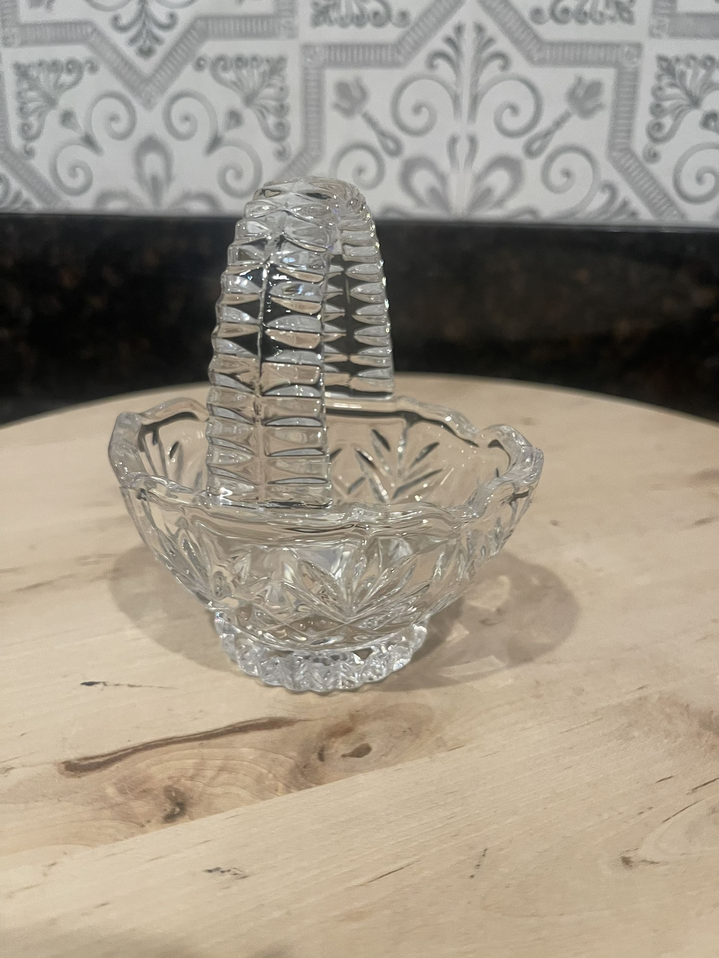Princess House Crystal Basket