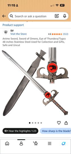 Thundercat sword-New
