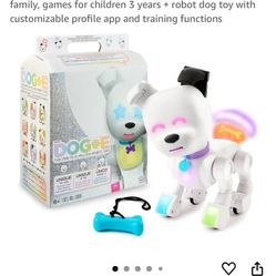 Giochi Preziosi Interactive robot dog for the whole family, games for children 3 years + robot dog toy with customizable profile app and training func
