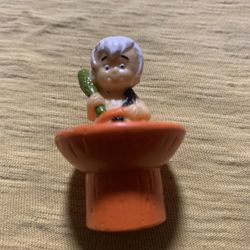 Vintage Flintstones Bamm Bamm Finger Puppet